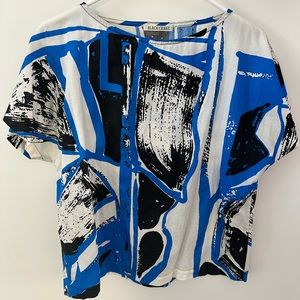 Black Crane Printed Box Top